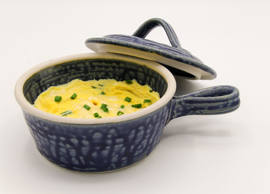 Microwave Egg Cooker - Flameware and Stoneware Clay Pots For Cooking,  Baking and Serving